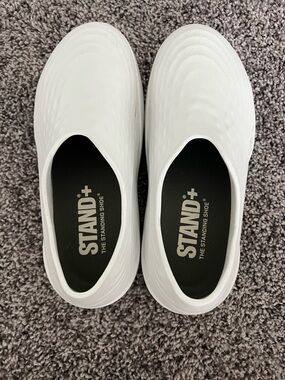 Women’s White Slip-On Athletic Shoes